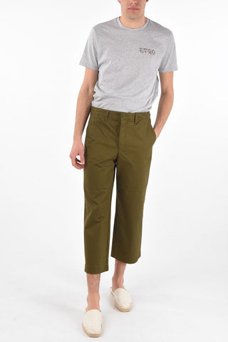 Pantaloni Crop Over con Logo 24 cm