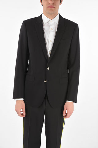 Peak Lapel MARTINI Blazer with Jewel Buttons
