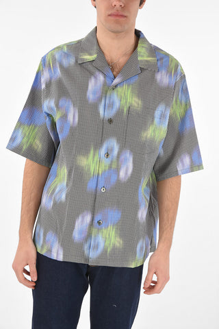 Camicia Gingham Sfumata con Taschino
