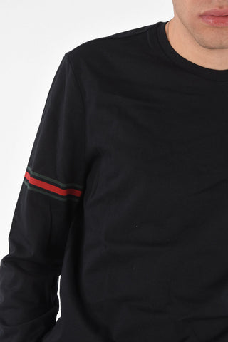 T-shirt Girocollo a Maniche Lunghe