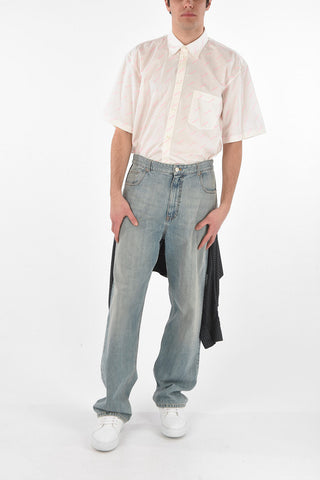 Jeans UNIFIT Lavaggio Chiaro con Camicia in Vita