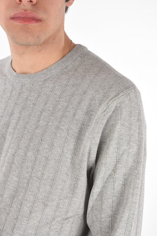 Crew Neck Cotton and Cashmere Sweater