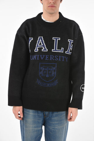Oversized Crewneck Embroidered Sweater