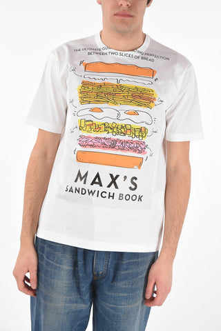 By JUNYA WATANABE  T-shirt girocollo con stampa MAX'S SANDWICH BOOK
