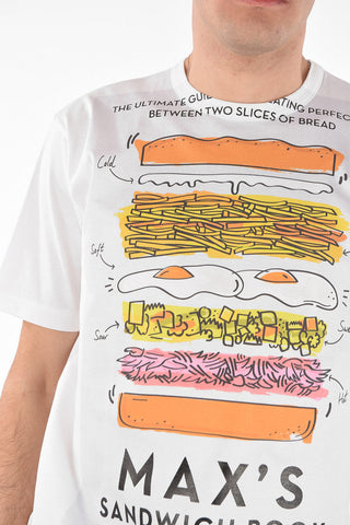 By JUNYA WATANABE  T-shirt girocollo con stampa MAX'S SANDWICH BOOK