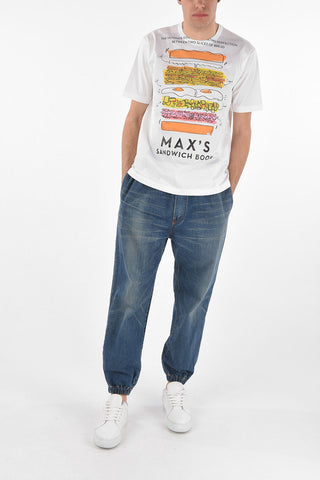 By JUNYA WATANABE  T-shirt girocollo con stampa MAX'S SANDWICH BOOK