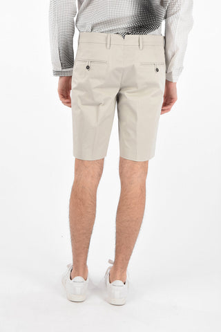 4 Pocket Stretch Cotton Shorts with Belt Loops