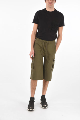 Drawstring Jersey Cargo Pants