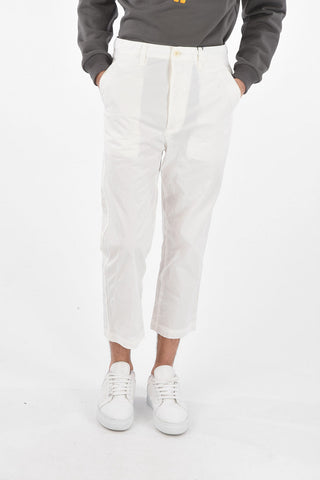 4 Pocket Double-pleated Cotton Pants