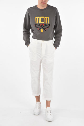 4 Pocket Double-pleated Cotton Pants