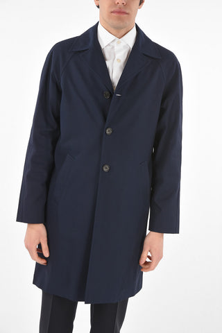 Single-breasted Lined Cotton Trench
