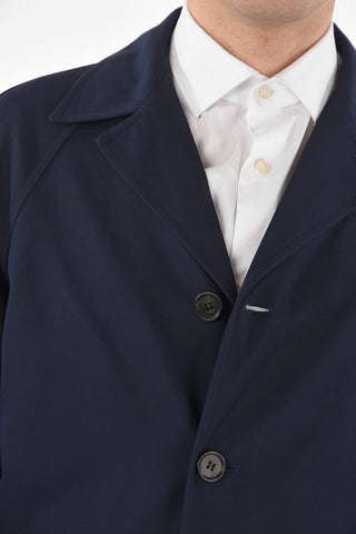 Single-breasted Lined Cotton Trench