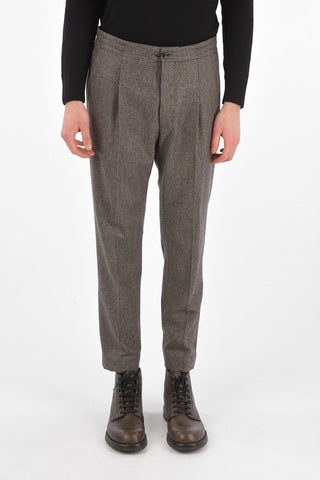 Virgin Wool Houndsthooth Pant