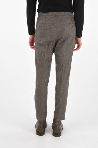 Virgin Wool Houndsthooth Pant