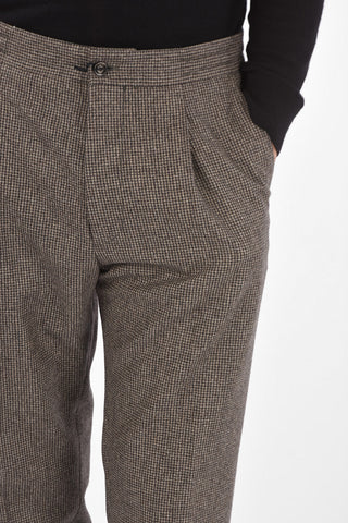 Virgin Wool Houndsthooth Pant