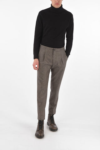 Virgin Wool Houndsthooth Pant
