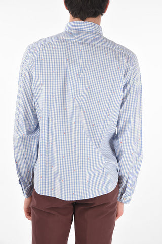Checked classic collar Shirt with breast pocket