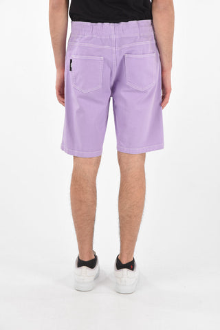 5 Pocket Denim Shorts with Drawstring