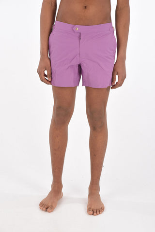 costume da bagno boxer in nylon con 3 tasche