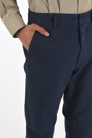 Mid waist 4 pockets chinos pants