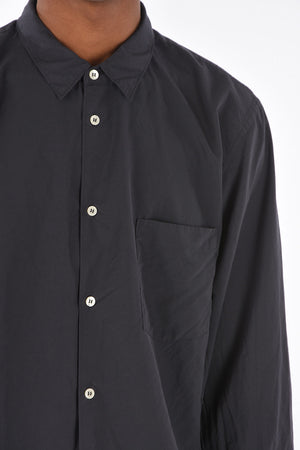 HOMME PLUS classic collar shirt with breast patch pocket