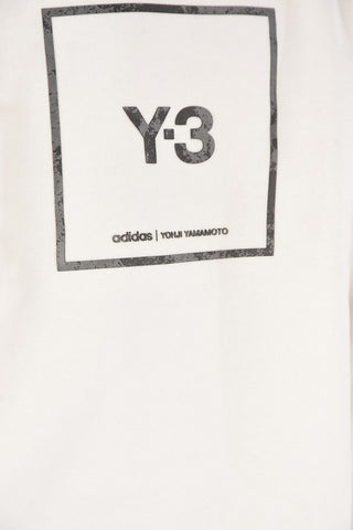 Y-3 YOHJI YAMAMOTO Felpa Girocollo con Stampa Logo