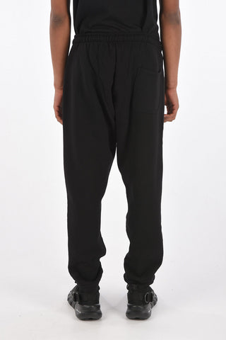 pantaloni jogger in felpa con coulisse in vita