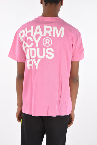 t-shirt girocollo con stampa