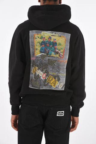 KIDILL JAMIE REID hooded sweatshirt with print on the back