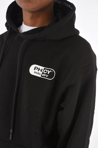 hooded sweatshirt with maxi patch pocket