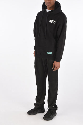 hooded sweatshirt with maxi patch pocket