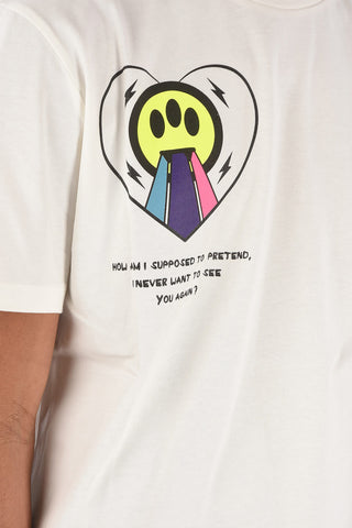 t-shirt girocollo stampata