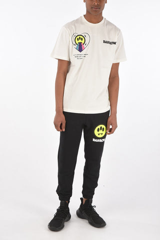 t-shirt girocollo stampata