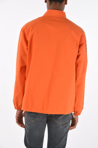 MAN Printed reversible HELVETICA Nylon overshirt