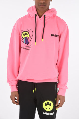 printed hooded sweatshirt