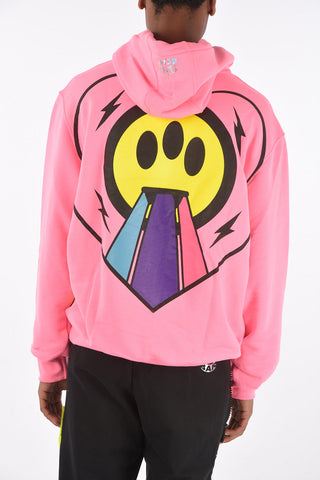 printed hooded sweatshirt