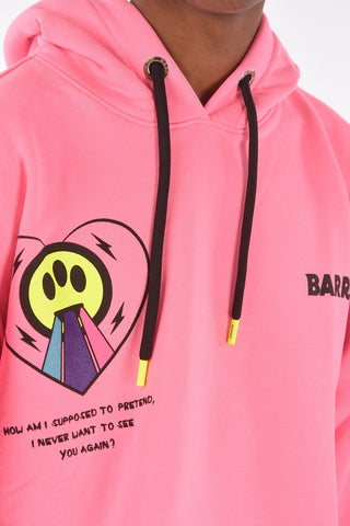 printed hooded sweatshirt