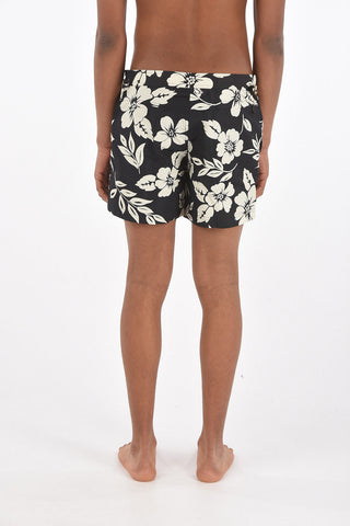 costume da bagno boxer fantasia floreale