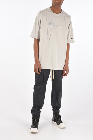 CHAMPION t-shirt girocollo JUMBO con ricamo frontale