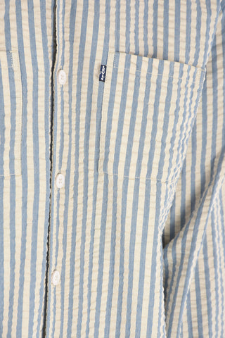 striped shirt with breast pockets