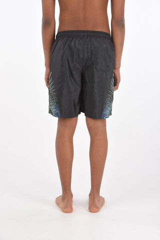 drawstring waist WINGS swim shorts