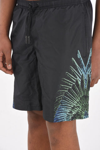 drawstring waist WINGS swim shorts