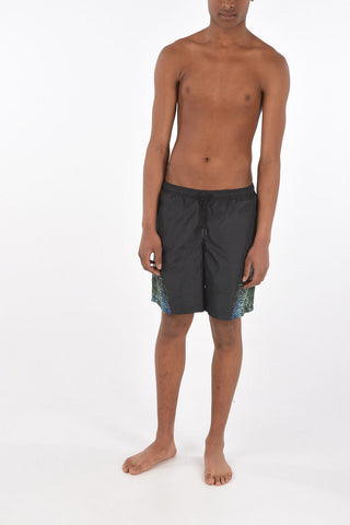 drawstring waist WINGS swim shorts