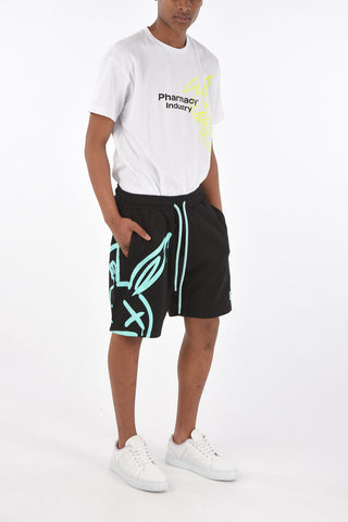 printed sweat shorts