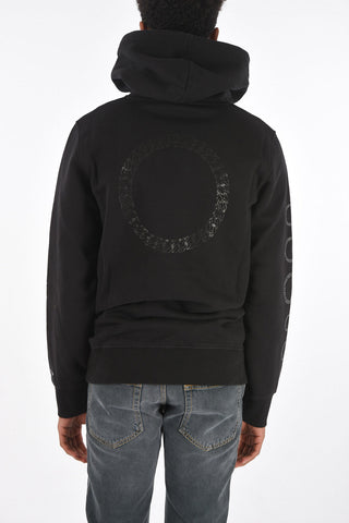 hooded sweatshirt with maxi patch pocket
