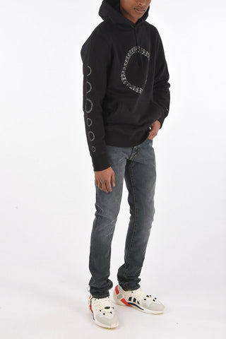 hooded sweatshirt with maxi patch pocket
