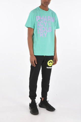 crew-neck t-shirt with front print