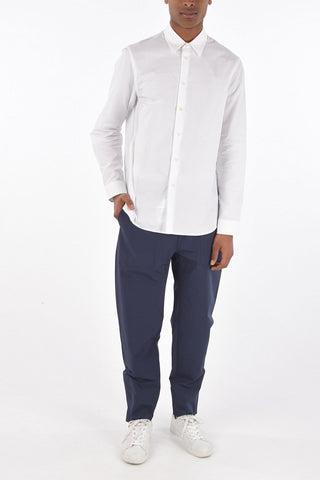 popeline spread collar shirt