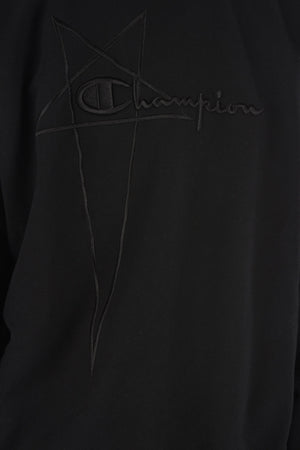 CHAMPION crew-neck sweatshirt with embroidery on the front