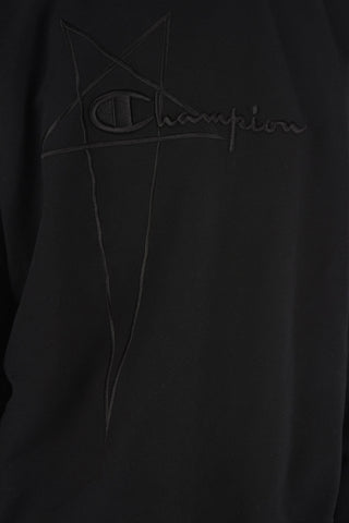 CHAMPION felpa girocollo con ricamo frontale